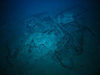 Believed to be wreckage of Walrus aircraft